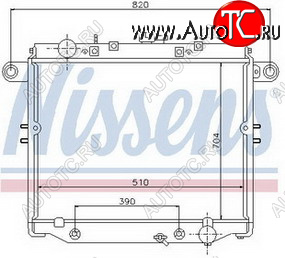 7 849 р. LANDCRUISER (2UZFE (LX470 02-)) РАДИАТОР ОХЛАЖДЕН AT 4.7 BODYPARTS tylan98-910  с доставкой в г. Вологда
