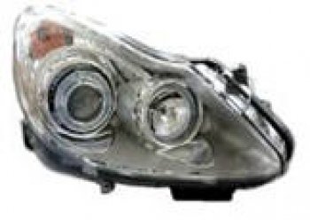 CORSA ФАРА Л+П (КОМПЛЕКТ) ТЮНИНГ ЛИНЗОВАН С СВЕТЯЩ ОБОДК ВНУТРИ (DEPO) ХРОМ DEPO opcor06-002h-n