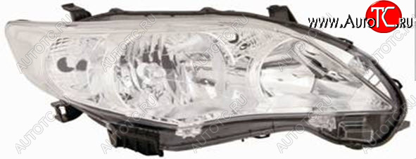 8 349 р. Правая фара (под корректор) BodyParts Toyota Corolla E150 седан рестайлинг (2009-2013)  с доставкой в г. Вологда