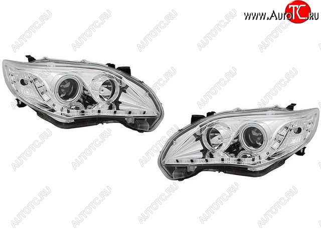 33 899 р. COROLLA ФАРА Л+П (КОМПЛЕКТ) (СЕДАН) ТЮНИНГ ЛИНЗОВАН (DEVIL EYES) С СВЕТЯЩ ОБОДК +- ПКОРРЕКТОР ВНУТРИ ХРОМ EAGLE EYES tycrl10-002h-n  с доставкой в г. Вологда