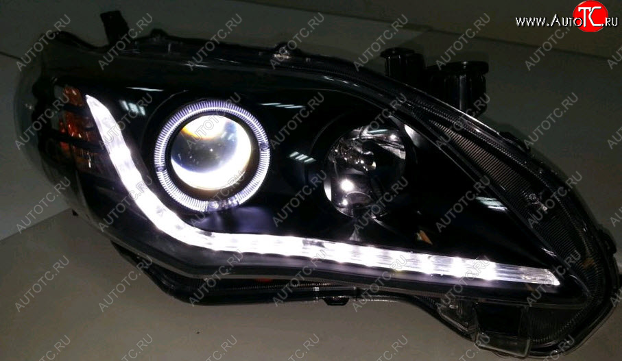 28 899 р. COROLLA ФАРА Л+П (КОМПЛЕКТ) (СЕДАН) ТЮНИНГ ЛИНЗОВАН (DEVIL EYES) С ДИОД СВЕТЯЩ ОБОДК +- ПКОРРЕКТОР ВНУТРИ ЧЕРН EAGLE EYES tycrl10-007b-n  с доставкой в г. Вологда