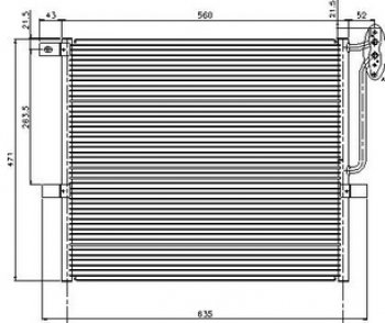 X3 КОНДЕНСАТОР КОНДИЦ (NISSENS) (NRF) (см.каталог) NISSENS bm0x304-930
