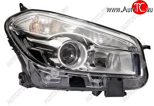 15 849 р. Правая фара (под корректор, линзован) DEPO Nissan Qashqai 1 J10 рестайлинг (2010-2013)  с доставкой в г. Вологда