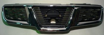 QASHQAI (СМ ФОТО) РЕШЕТКА РАДИАТОРА ТЮНИНГ С ХРОМ МОЛДИНГ (Китай) BODYPARTS nnqas07-103