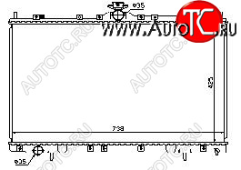 7 599 р. GRANDIS РАДИАТОР ОХЛАЖДЕН BODYPARTS mbgra04-912  с доставкой в г. Вологда