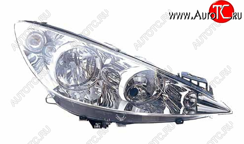 13 699 р. Правая фара (c электрокорректором) DEPO Peugeot 308 T7 хэтчбек 5 дв. дорестайлинг (2007-2011)  с доставкой в г. Вологда