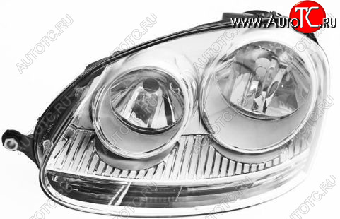 9 249 р. Левая фара (c электрокорректором) DEPO  Volkswagen Jetta  A5 (2005-2011) седан  с доставкой в г. Вологда