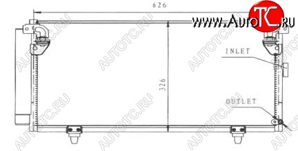 4 599 р. LEGACY (+ OUTBACK) КОНДЕНСАТОР КОНДИЦ (см.каталог) BODYPARTS sbleg04-931  с доставкой в г. Вологда