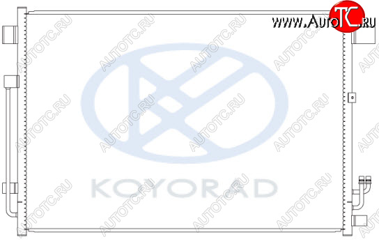 11 399 р. MURANO КОНДЕНСАТОР КОНДИЦ (KOYO) KOYORAD nnmur08-930  с доставкой в г. Вологда