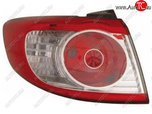 8 849 р. Левый фонарь DEPO Hyundai Santa Fe CM рестайлинг (2009-2012)  с доставкой в г. Вологда