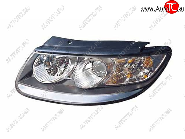 13 799 р. Левая фара (корректор) DEPO  Hyundai Santa Fe  CM (2009-2012) рестайлинг  с доставкой в г. Вологда