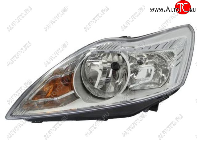 8 999 р. Левая фара (c электрокорректором) DEPO  Ford Focus  2 (2007-2011) седан рестайлинг  с доставкой в г. Вологда
