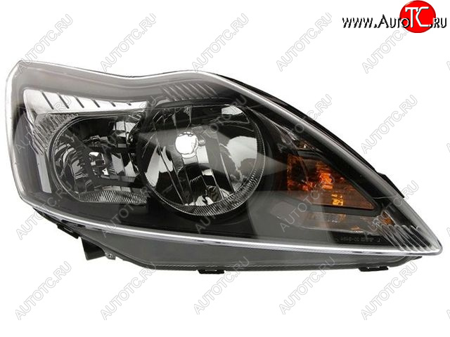 8 999 р. Правая фара (c электрокорректором) DEPO Ford Focus 2 седан рестайлинг (2007-2011)  с доставкой в г. Вологда