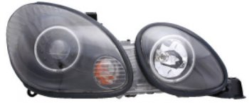 GS300 ФАРА Л+П (КОМПЛЕКТ) ТЮНИНГ ЛИНЗОВАН С СВЕТЯЩ ОБОДК (EAGLE EYES) ВНУТРИ ЧЕРН EAGLE EYES lx30098-002b-n