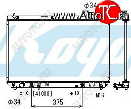 9 299 р. RX300 {TY Harier} РАДИАТОР ОХЛАЖДЕН AT 3 (KOYO) KOYORAD lxrx399-912  с доставкой в г. Вологда