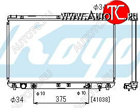5 449 р. CAMRY {LX ES300} РАДИАТОР ОХЛАЖДЕН ЛЕВ НИЖН ВЫХОД БЕЗ ГОРЛОВИН AT 3 (KOYO) KOYORAD tycam93-915-l  с доставкой в г. Вологда
