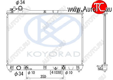 9 299 р. G.VITARA РАДИАТОР ОХЛАЖДЕН 2 AT (KOYO) KOYORAD szgvt06-911  с доставкой в г. Вологда