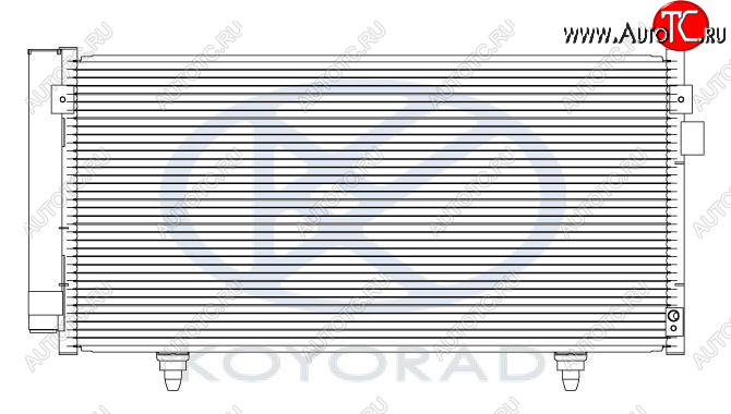 5 999 р. IMPREZA {FORESTER 07-} КОНДЕНСАТОР КОНДИЦ (KOYO) KOYORAD sbimp07-930  с доставкой в г. Вологда