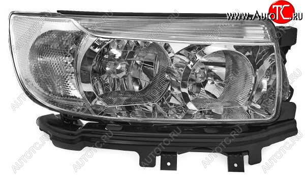 17 549 р. Правая фара (c электрокорректором) DEPO  Subaru Forester  SG (2005-2008) рестайлинг  с доставкой в г. Вологда