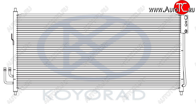 10 899 р. TEANA КОНДЕНСАТОР КОНДИЦ (KOYO) KOYORAD nnten04-930  с доставкой в г. Вологда