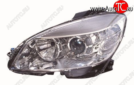 15 299 р. Левая фара (c электрокорректором) DEPO  Mercedes-Benz C-Class  W204 (2007-2011) дорестайлинг седан  с доставкой в г. Вологда