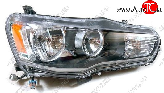 8 899 р. Правая фара (под корректор) DEPO  Mitsubishi Lancer  10 CY (2007-2010) седан дорестайлинг  с доставкой в г. Вологда