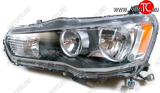 8 899 р. Левая фара (под корректор) DEPO  Mitsubishi Lancer  10 CY (2007-2010) седан дорестайлинг  с доставкой в г. Вологда