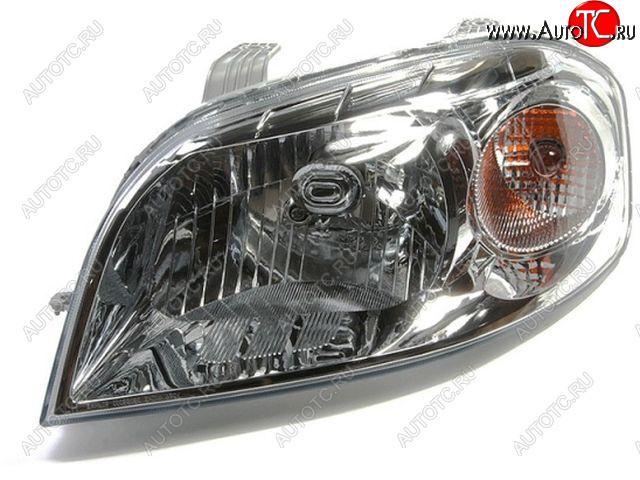 8 349 р. Левая фара (c электрокорректором) DEPO  Chevrolet Aveo  T250 (2006-2011) седан рестайлинг  с доставкой в г. Вологда