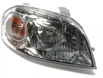 Правая фара (c электрокорректором) DEPO Chevrolet Aveo T250 седан рестайлинг (2006-2011)