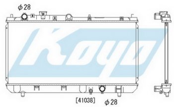 323 РАДИАТОР ОХЛАЖДЕН MT 1.4 1.6 1.9 (1 ряд) BODYPARTS mz32398-911