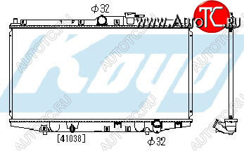 10 599 р. ACCORD (СDPRELUDE 97-) РАДИАТОР ОХЛАЖДЕН MT 2.2 (1 ряд) АЛЮМИН BODYPARTS hdacr94-912a  с доставкой в г. Вологда