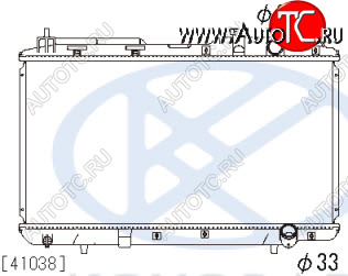 7 449 р. CR-V РАДИАТОР ОХЛАЖДЕН (1 ряд) АЛЮМИН (KOYO) MT KOYORAD hdcrv96-913  с доставкой в г. Вологда