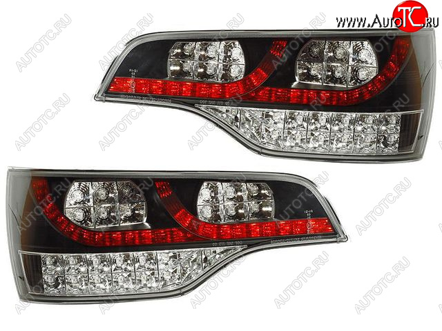 38 999 р. AUDI Q7 ФОНАРЬ ЗАДН ВНЕШН Л+П (КОМПЛЕКТ) ТЮНИНГ С ДИОД ПРОЗРАЧ (SONAR) ВНУТРИ ЧЕРН-ХРОМ SONAR ai0q706-740bh-n  с доставкой в г. Вологда