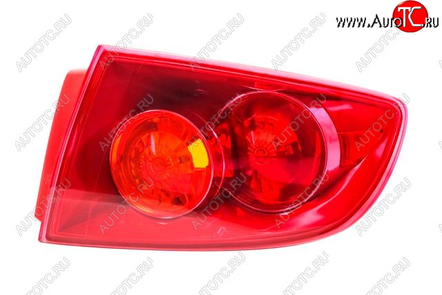 2 599 р. Правый фонарь DEPO Mazda 3/Axela BK дорестайлинг седан (2003-2006)  с доставкой в г. Вологда