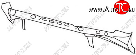 5 549 р. VITARA УСИЛИТЕЛЬ БАМПЕРА ЗАДН (3 дв) (Тайвань) API szvit88-700  с доставкой в г. Вологда