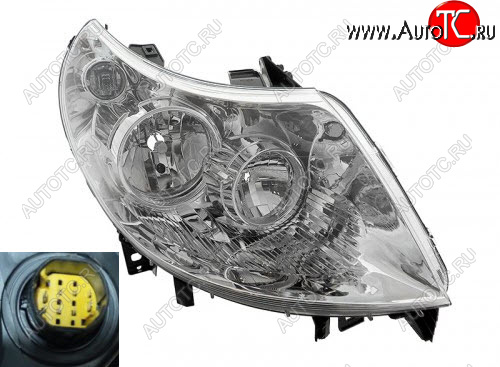 10 999 р. Правая фара (c электрокорректором) DEPO Peugeot Boxer 250 (2006-2014)  с доставкой в г. Вологда