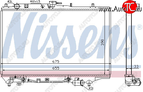 10 499 р. 323 РАДИАТОР ОХЛАЖДЕН AT 1.6 1.8 BODYPARTS mz32390-911  с доставкой в г. Вологда