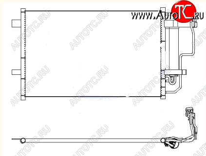 3 799 р. 3 КОНДЕНСАТОР КОНДИЦ BODYPARTS mzx0309-931  с доставкой в г. Вологда