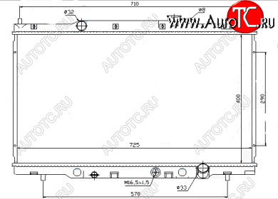 4 299 р. CR-V РАДИАТОР ОХЛАЖДЕН 2 MT BODYPARTS hdcrv02-913  с доставкой в г. Вологда