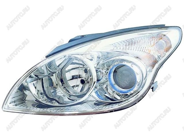 9 549 р. Левая фара (под корректор) DEPO  Hyundai I30  FD (2007-2010) хэтчбек дорестайлинг  с доставкой в г. Вологда