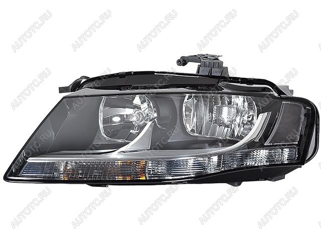 13 999 р. Левая фара (c электрокорректором) DEPO  Audi A4  B8 (2007-2011) дорестайлинг, седан  с доставкой в г. Вологда
