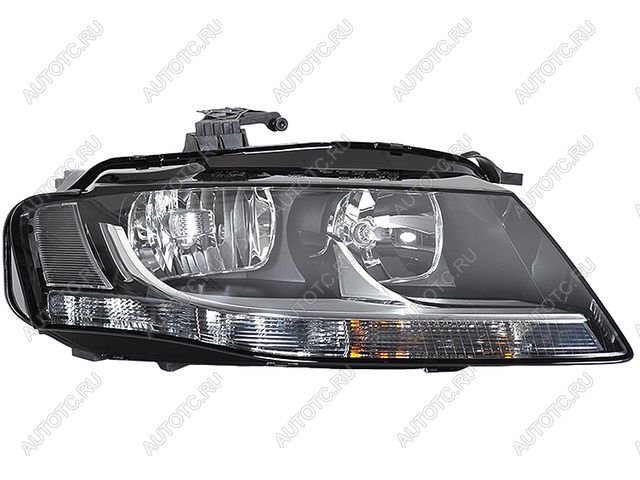 13 999 р. Правая фара (c электрокорректором) DEPO  Audi A4  B8 (2007-2011) дорестайлинг, седан  с доставкой в г. Вологда
