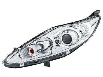Левая фара (с электрокорректором, линзован) Bodyparts Ford Fiesta  6 (2008-2013) хэтчбэк 3 дв. дорестайлинг, хэтчбэк 5 дв. дорестайлинг