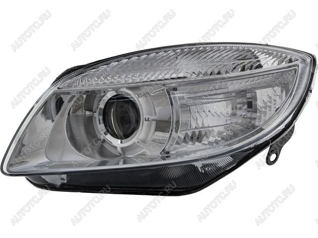 12 699 р. Левая фара (с электрокорректором, линзован) BodyParts  Skoda Fabia  Mk2 (2007-2010) хэтчбэк дорестайлинг  с доставкой в г. Вологда