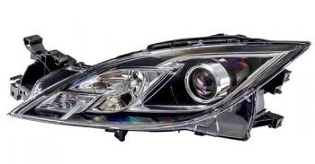 Левая фара (под корректор) DEPO Mazda 6  GH (2007-2010) дорестайлинг седан