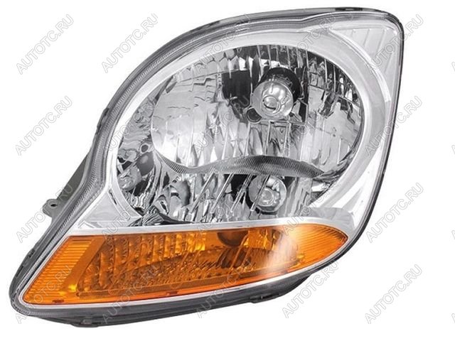 6 449 р. Левая фара (под корректор) DEPO  Chevrolet Spark  M200,250 (2005-2010)  с доставкой в г. Вологда