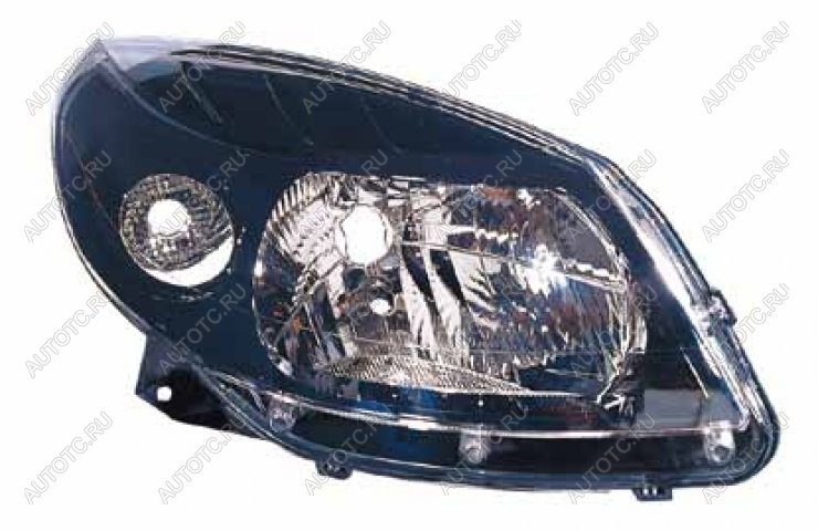 7 799 р. Правая фара (корректор) DEPO  Renault Sandero  (BS) (2009-2014)  с доставкой в г. Вологда