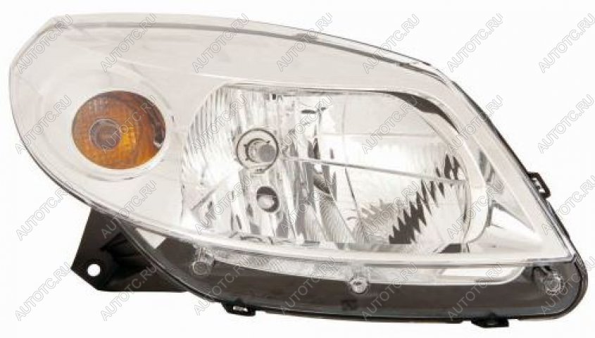 7 599 р. Правая фара (корректор) DEPO  Renault Sandero  (BS) (2009-2014)  с доставкой в г. Вологда