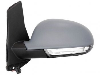 GOLF PLUS ЗЕРКАЛО ЛЕВ ЭЛЕКТР С ПОДОГРЕВ С УК.ПОВОР ГРУНТ (aspherical) (Тайвань) POLYWAY vwglp04-450-l