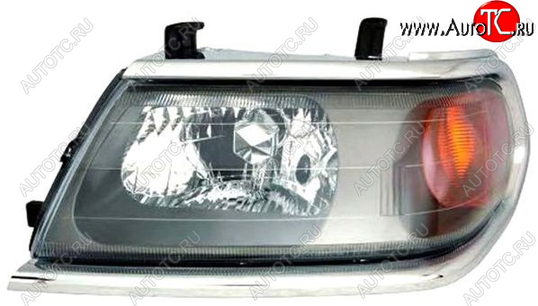 11 249 р. Левая фара (под корректор) BodyParts Mitsubishi Pajero Sport PA дорестайлинг (1996-2004)  с доставкой в г. Вологда